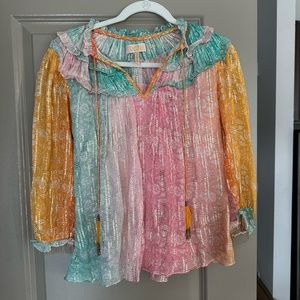 Anthropologie Verb Multicolor Blouse